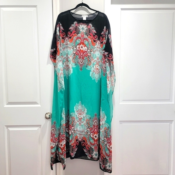 NY&Co Full Length Swimsuit Beach Cover-Up - Picture 1 of 12